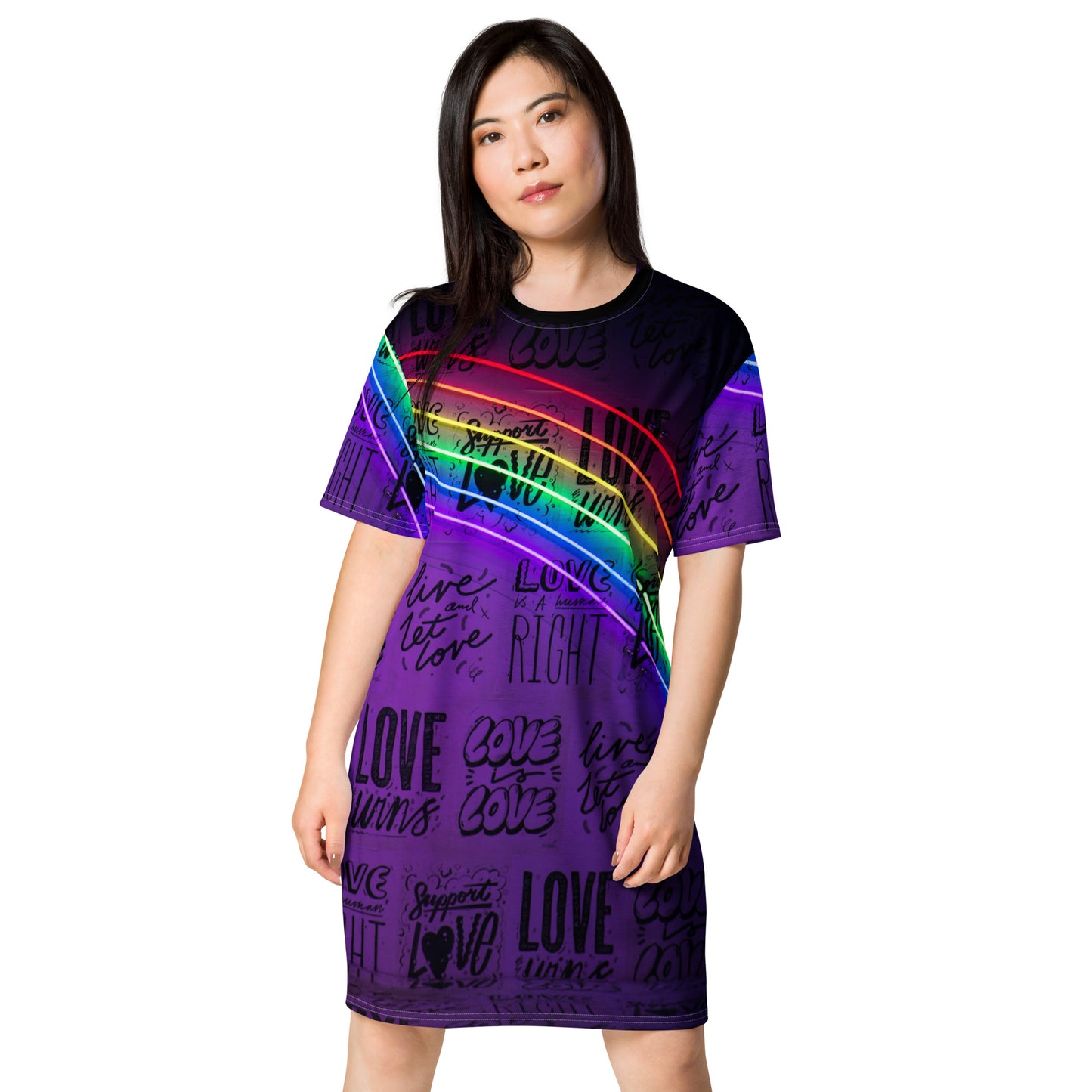 Love is Love T-shirt dress
