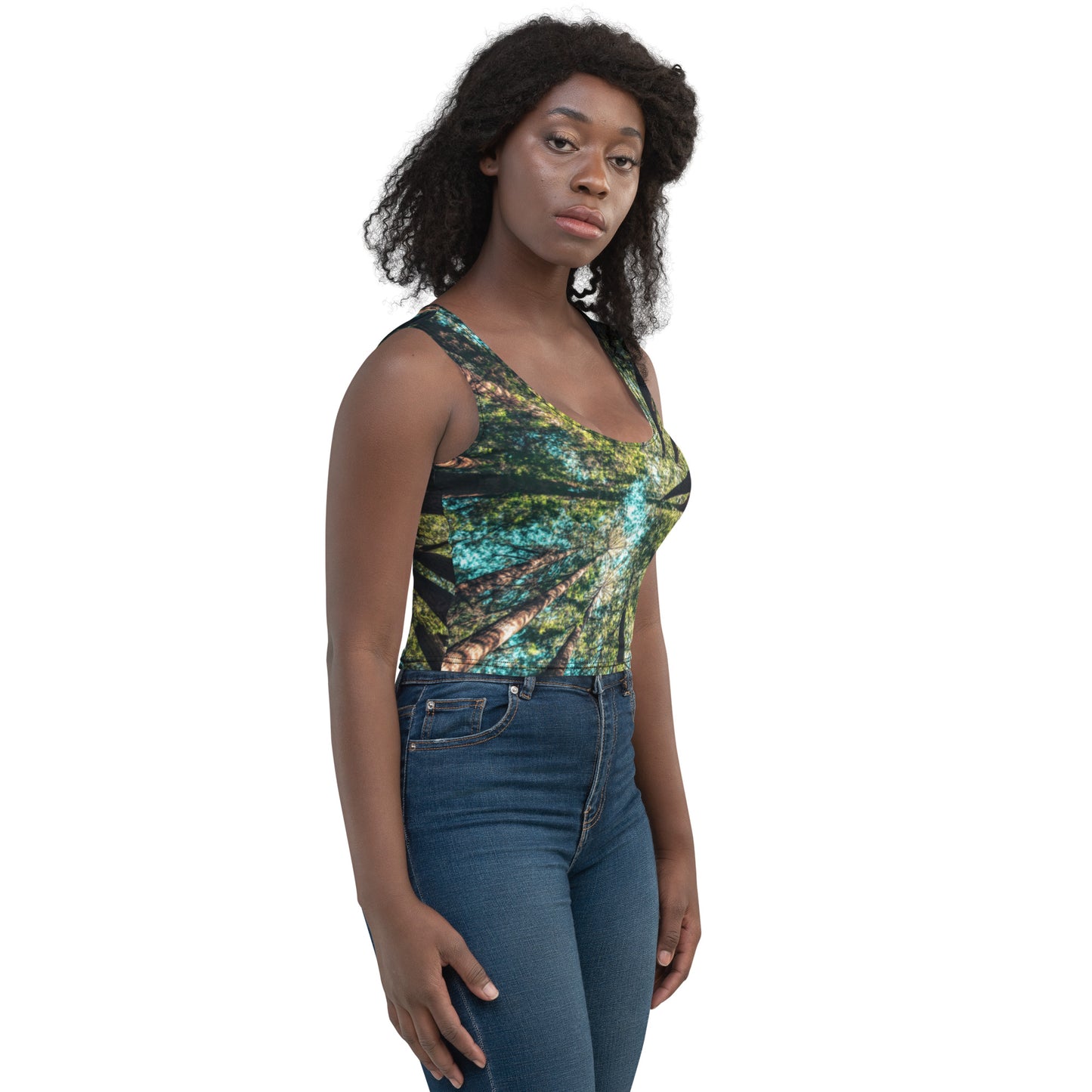 Look up and be Grateful Crop Top