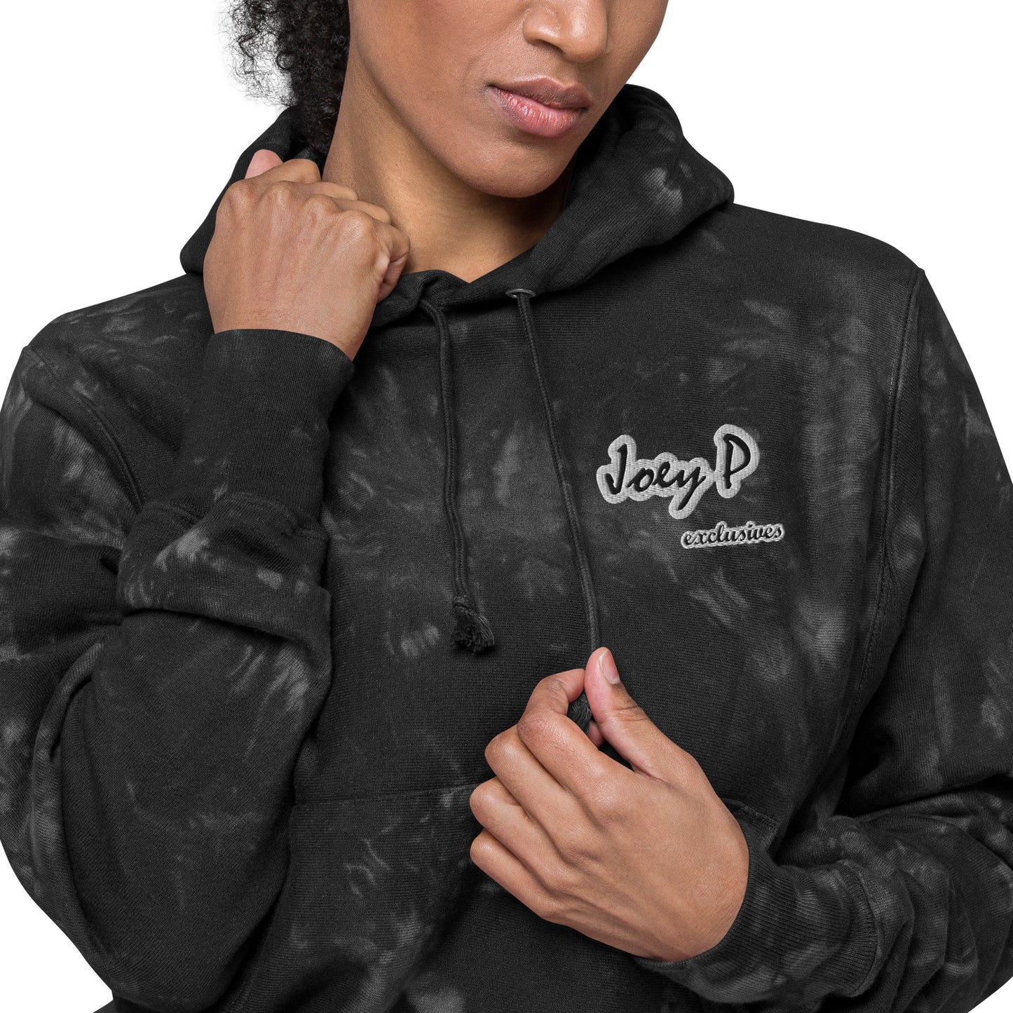 Joey P Exclusives X Champion tie-dye hoodie