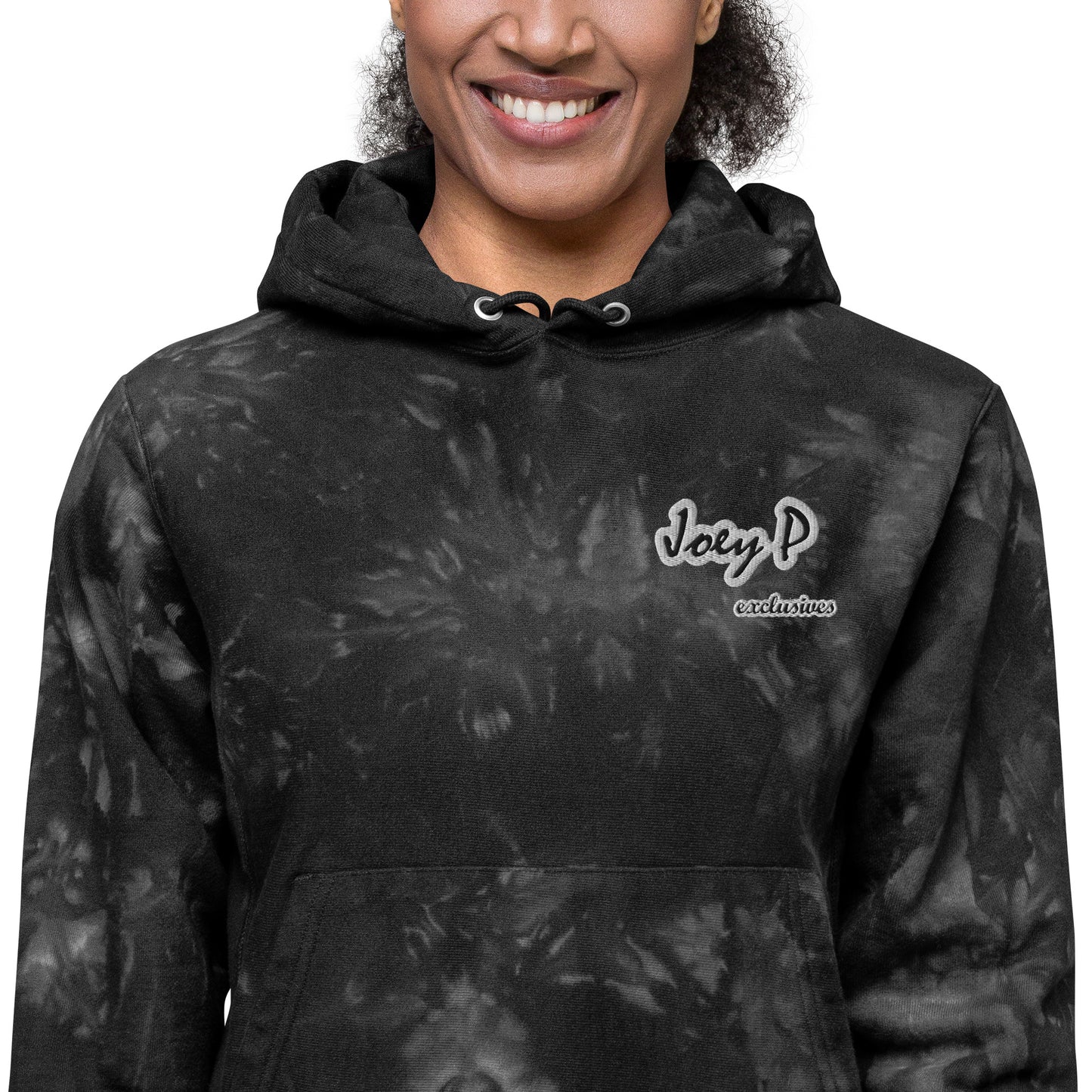 Joey P Exclusives X Champion tie-dye hoodie