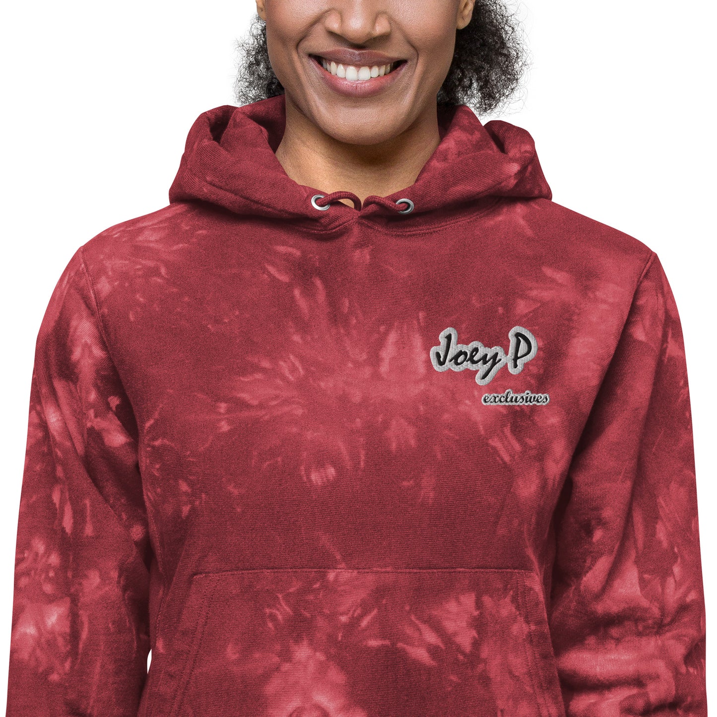 Joey P Exclusives X Champion tie-dye hoodie