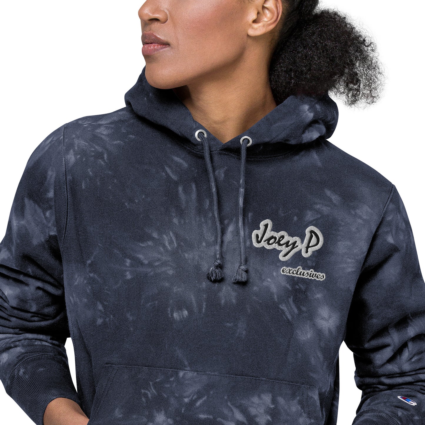 Joey P Exclusives X Champion tie-dye hoodie