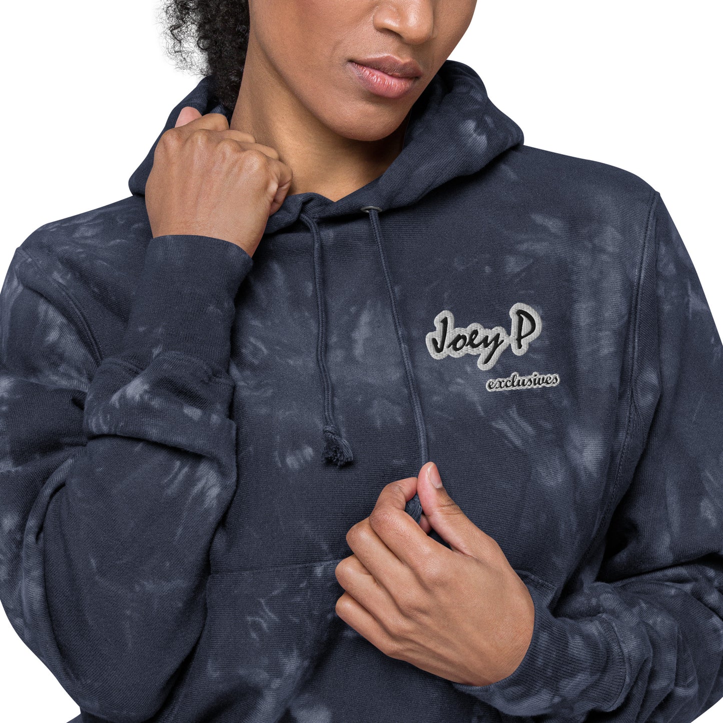Joey P Exclusives X Champion tie-dye hoodie