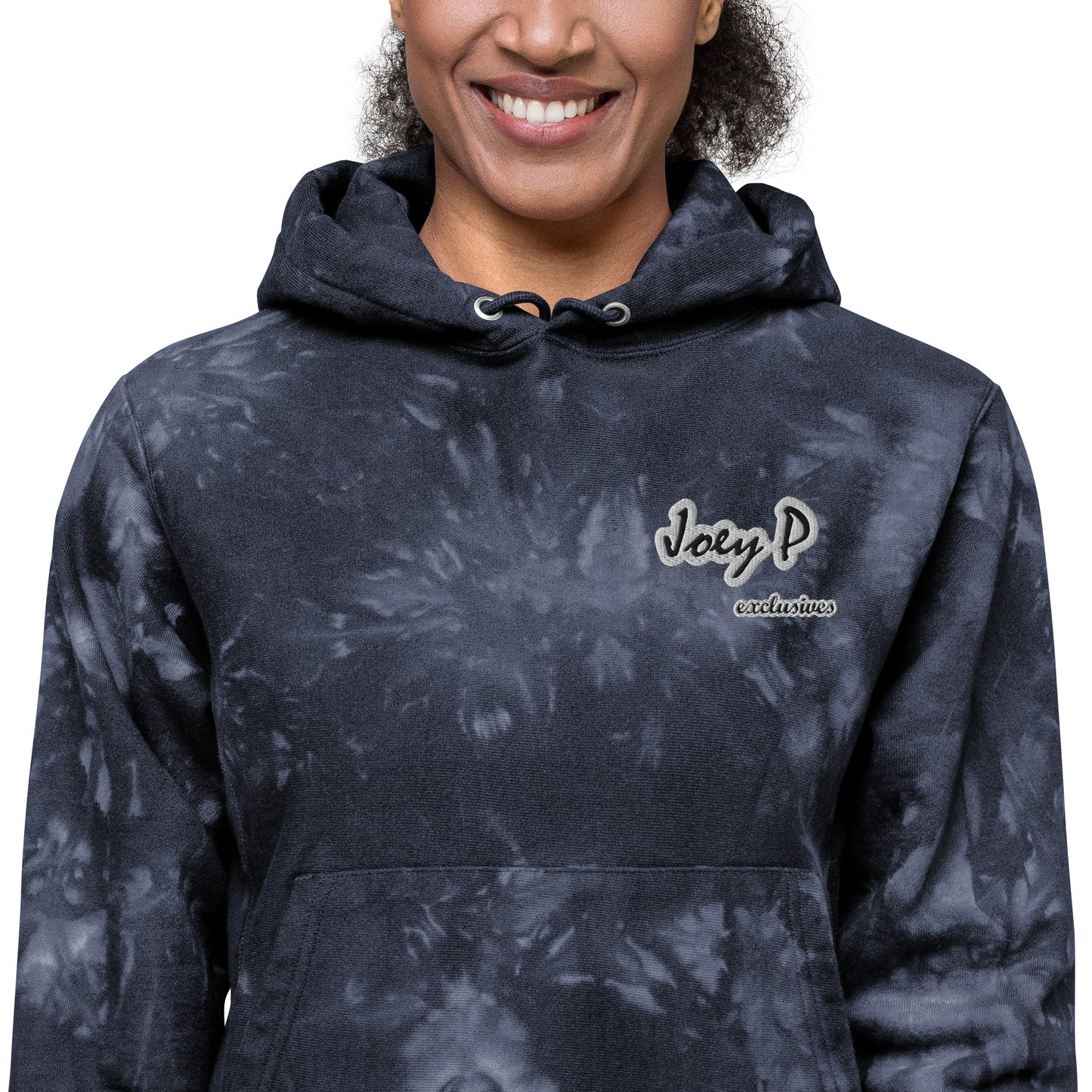 Joey P Exclusives X Champion tie-dye hoodie